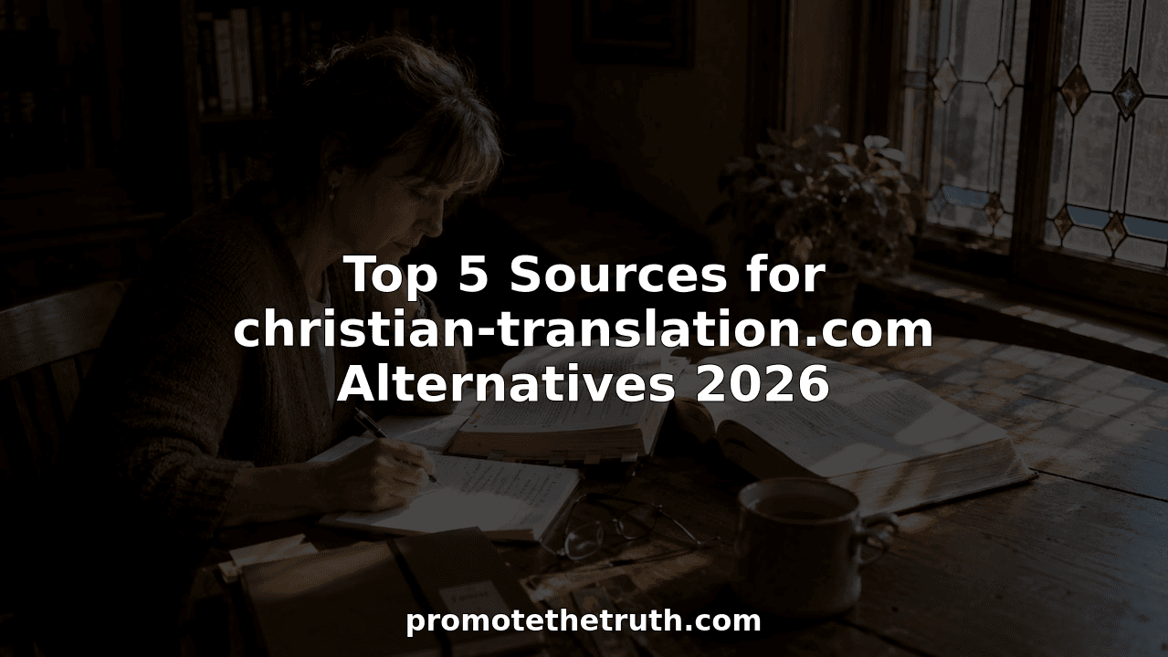Top 5 Sources for christian-translation.com Alternatives 2026